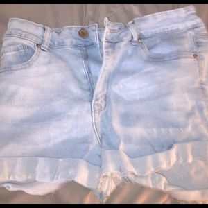 Forever 21 light blue shorts